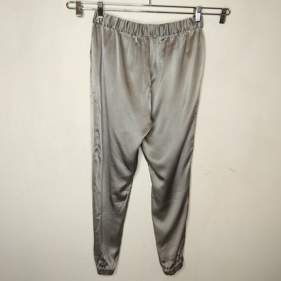 Eileen Fisher Silk Jogger Pants Drawstring + Pleated - Picture 8 of 10